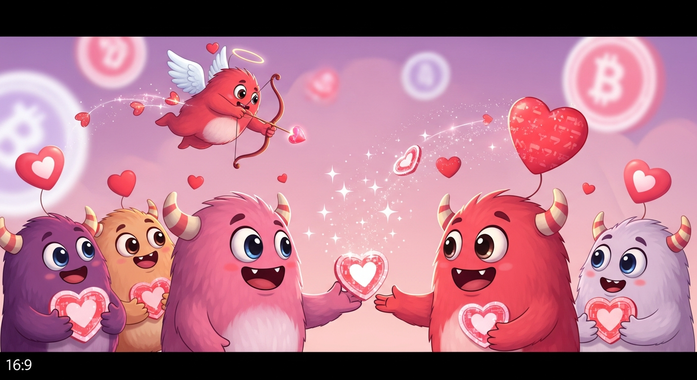 Crypto Love: Celebrating Valentine's Day 2026 With Baby MASH and the Monster MASH Community